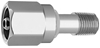 DISS  NUT AND NIPPLE CO2 to 1/4" M Medical Gas Fitting, DISS, 1080-A, CO2, Carbon Dioxide, breathing mixture